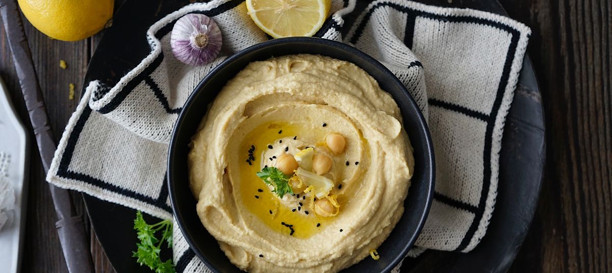 Zitronen-Hummus – ohne Tahin