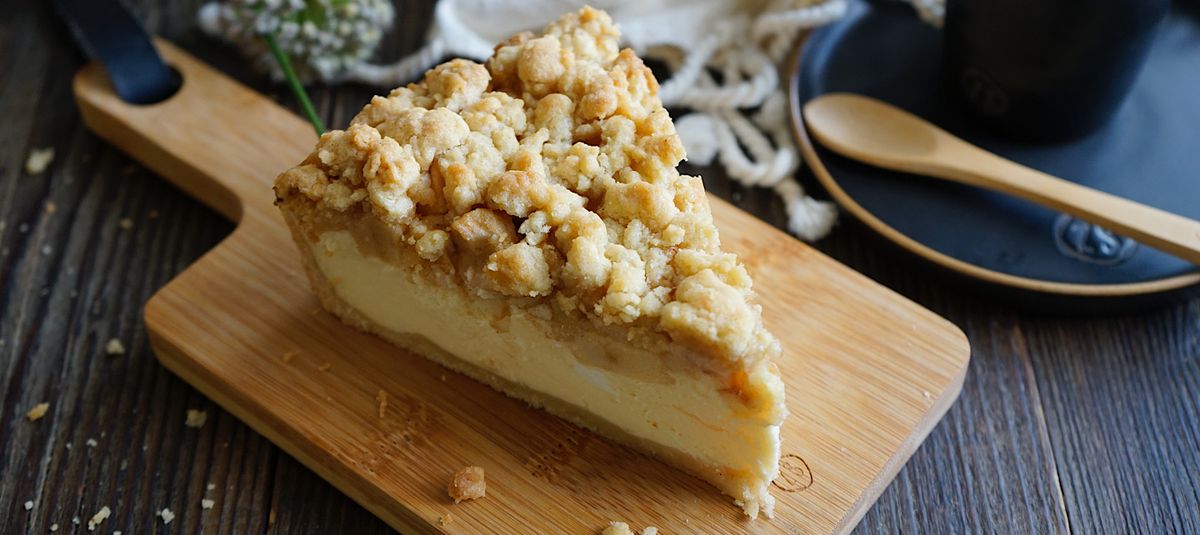 Bratapfel-Streuselkäsekuchen
