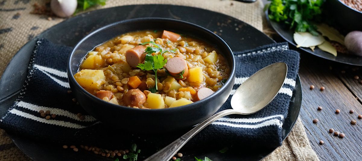 Omas Linsensuppe