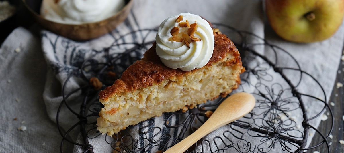 Apfel-Haferflocken-Kuchen