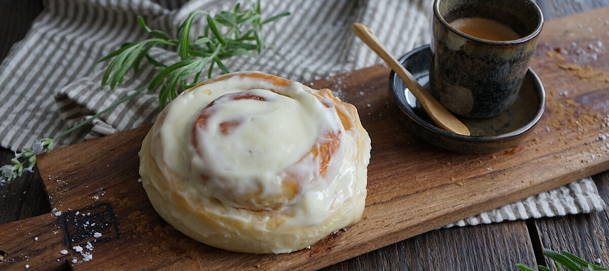 Zimtschnecken mit Frischkäse-Frosting